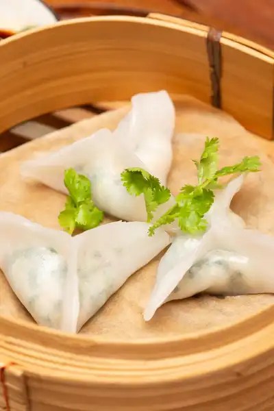 Bärlauch-Har-Gao – saisonale Variante des klassischen Dim Sum