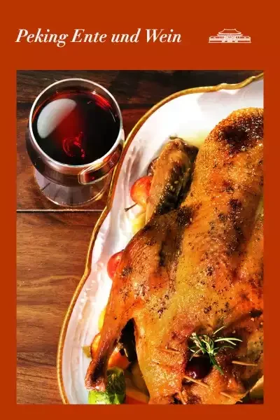Peking Ente und Wein Peking Ente und Wein