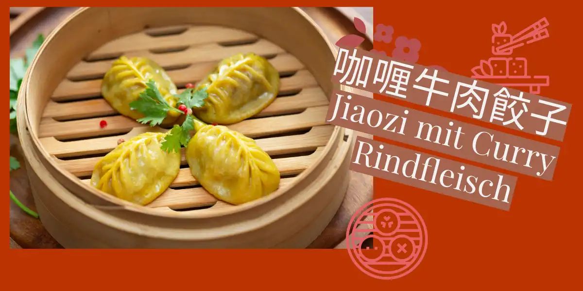 Jiaozi mit Curry Rindfleisch