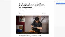北京烤鴨世界紀錄 - Frankfurter Neue Presse